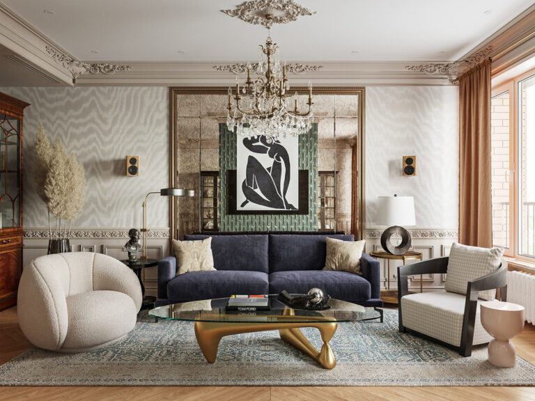 10+ Mẫu Thiết Kế Nội Thất Chung Cư Tân Cổ Điển - Leto Interior